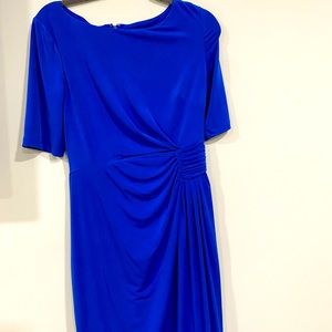 London Style blue dress size 10 royal blue in like new condition.